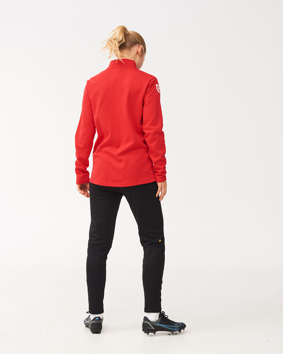 Crossbar Half-Zip, Red, hi-res