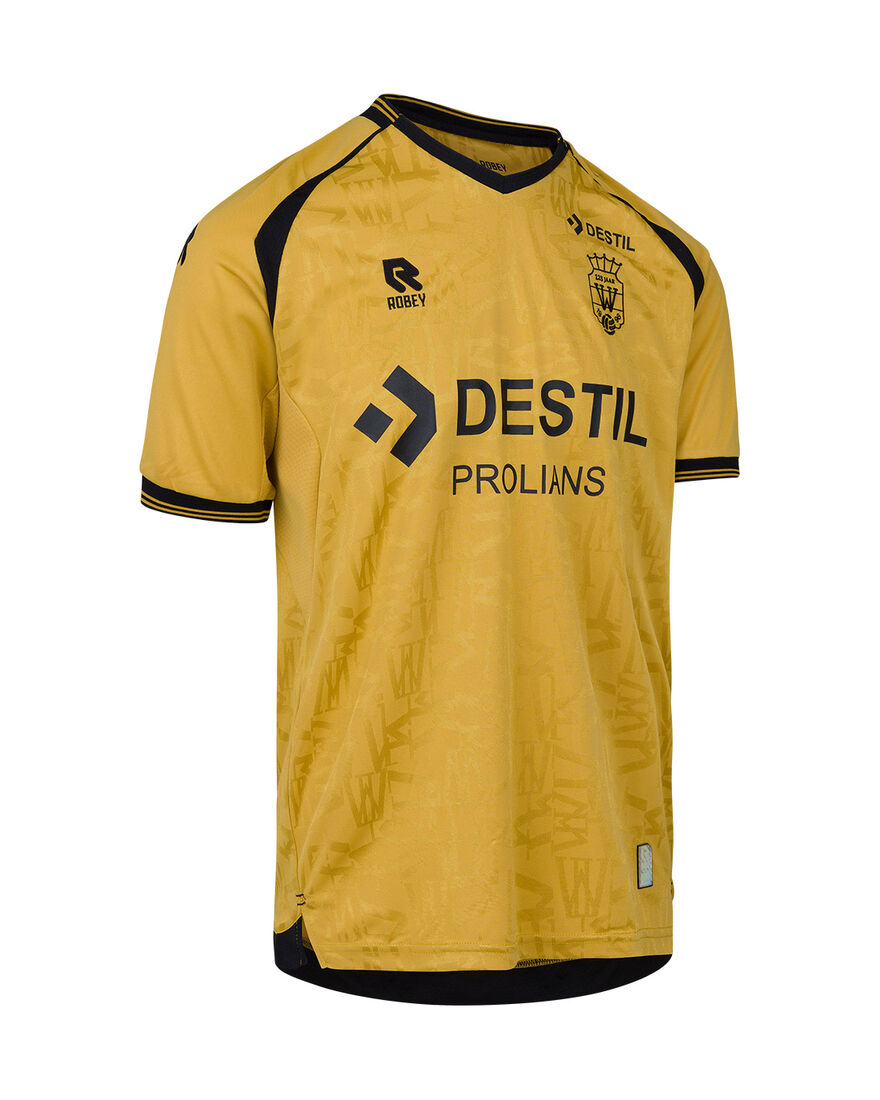 Willem II Match Shirt 21/22 SS, Gold, hi-res