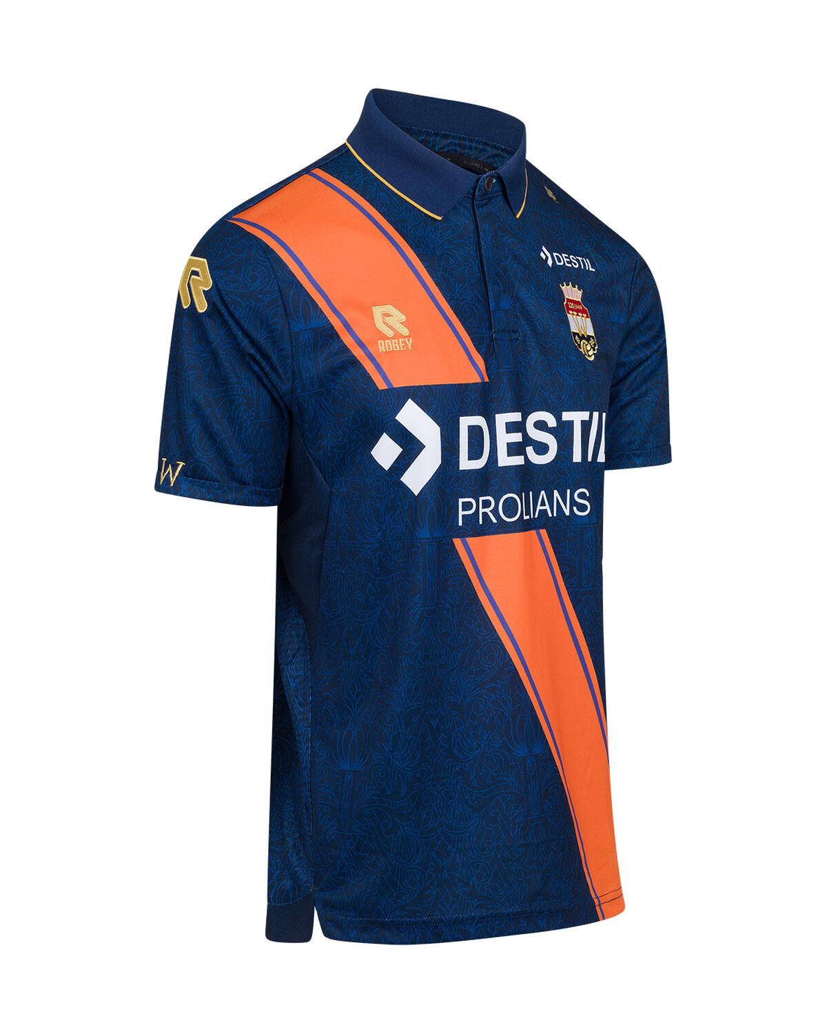 Willem II Match Shirt 21/22 SS, Navy/Red, hi-res