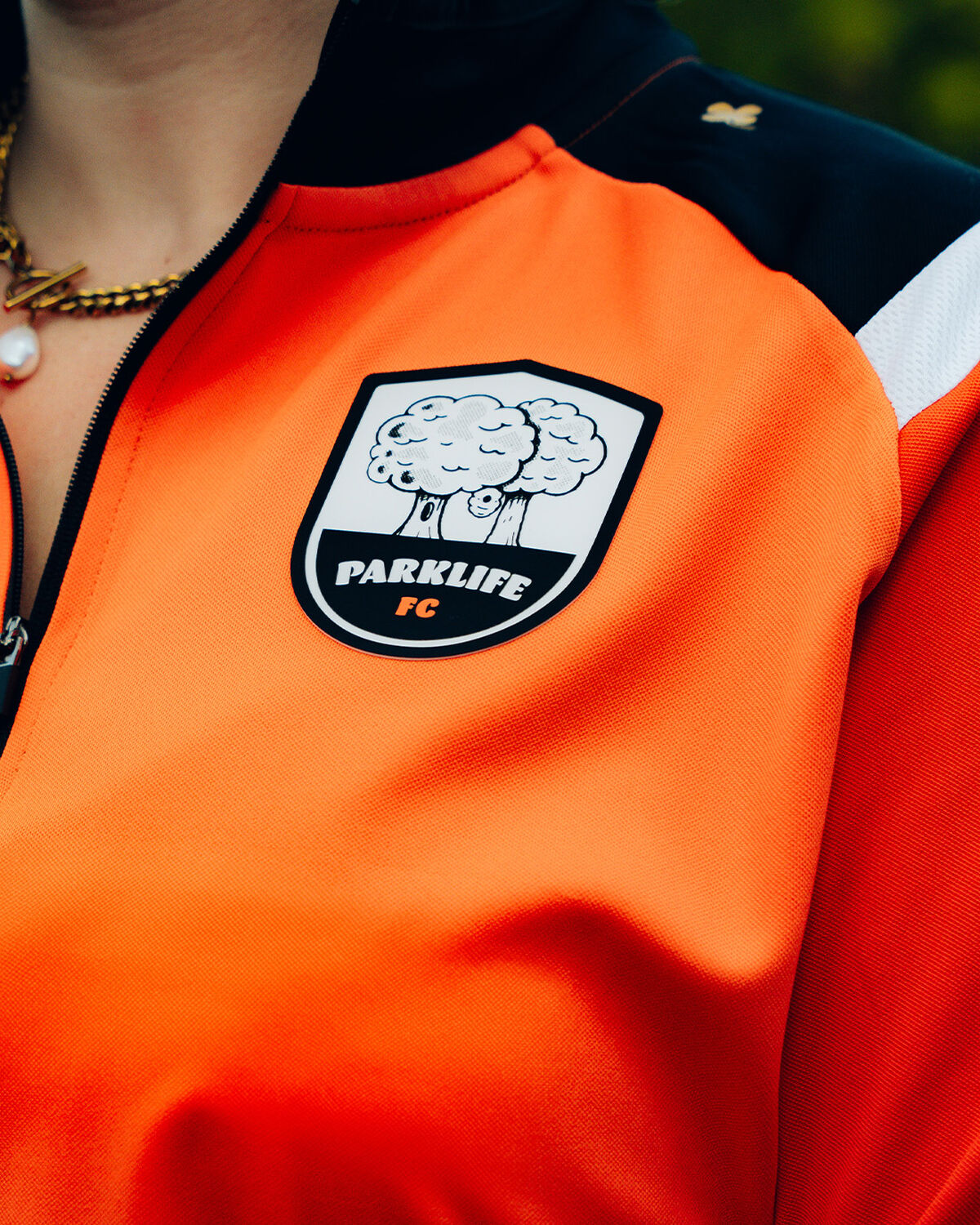 Parklife Full-Zip Top, Orange/Miscellaneous, hi-res