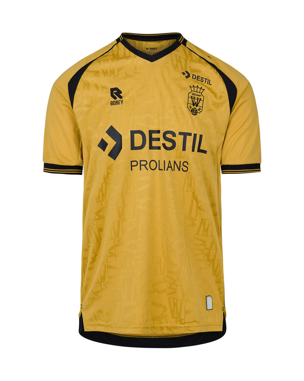 Willem II Match Shirt 21/22 SS, Gold, hi-res