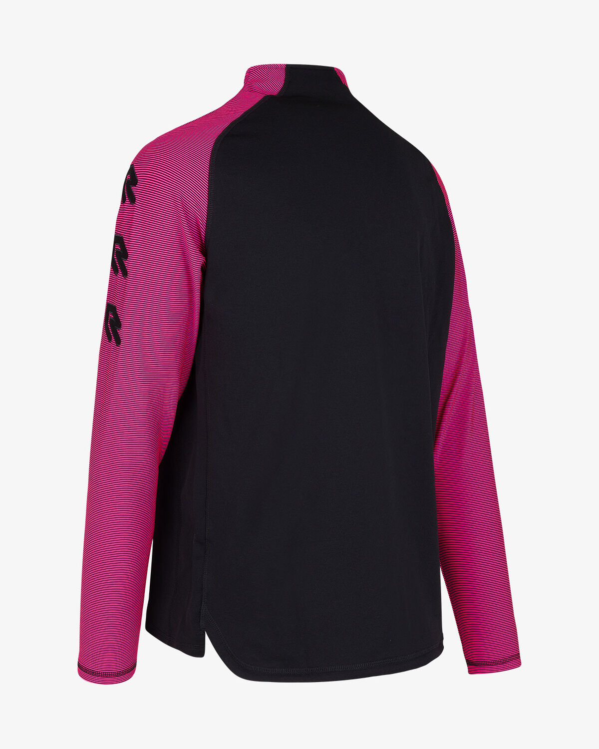 Performance Half-Zip Top, Black/Neon Pink, hi-res