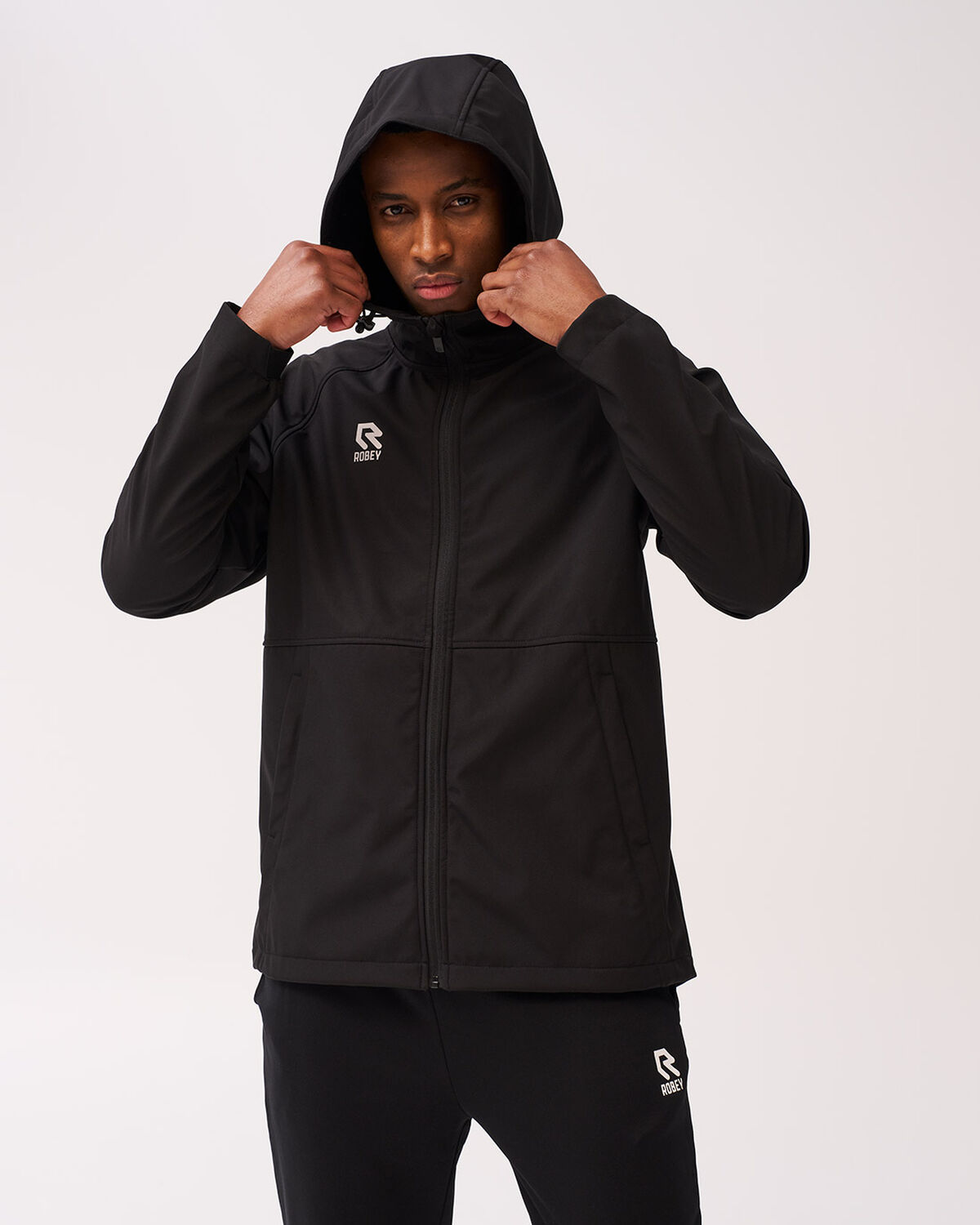 Softshell essential jacket, Black, hi-res