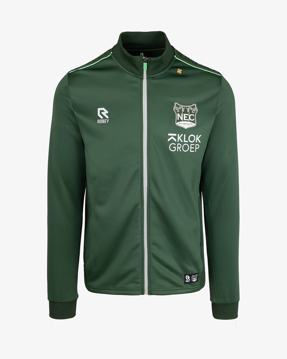 N.E.C. Warm Up Full-Zip Jacket 23/24, Dark Green, hi-res