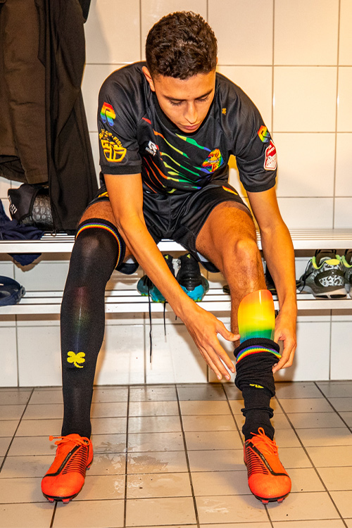 Robey Telstar Regenboog Scheenbeschermers